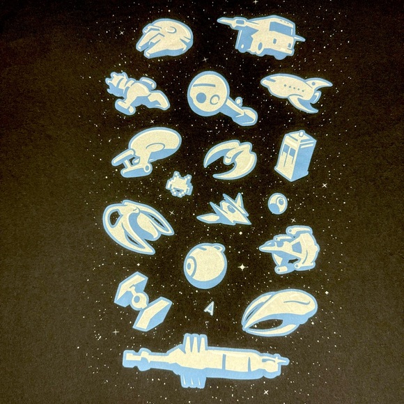 TeeFury Limited Edition - Objects in Space Sci Fi Shirt - Picture 1 of 4